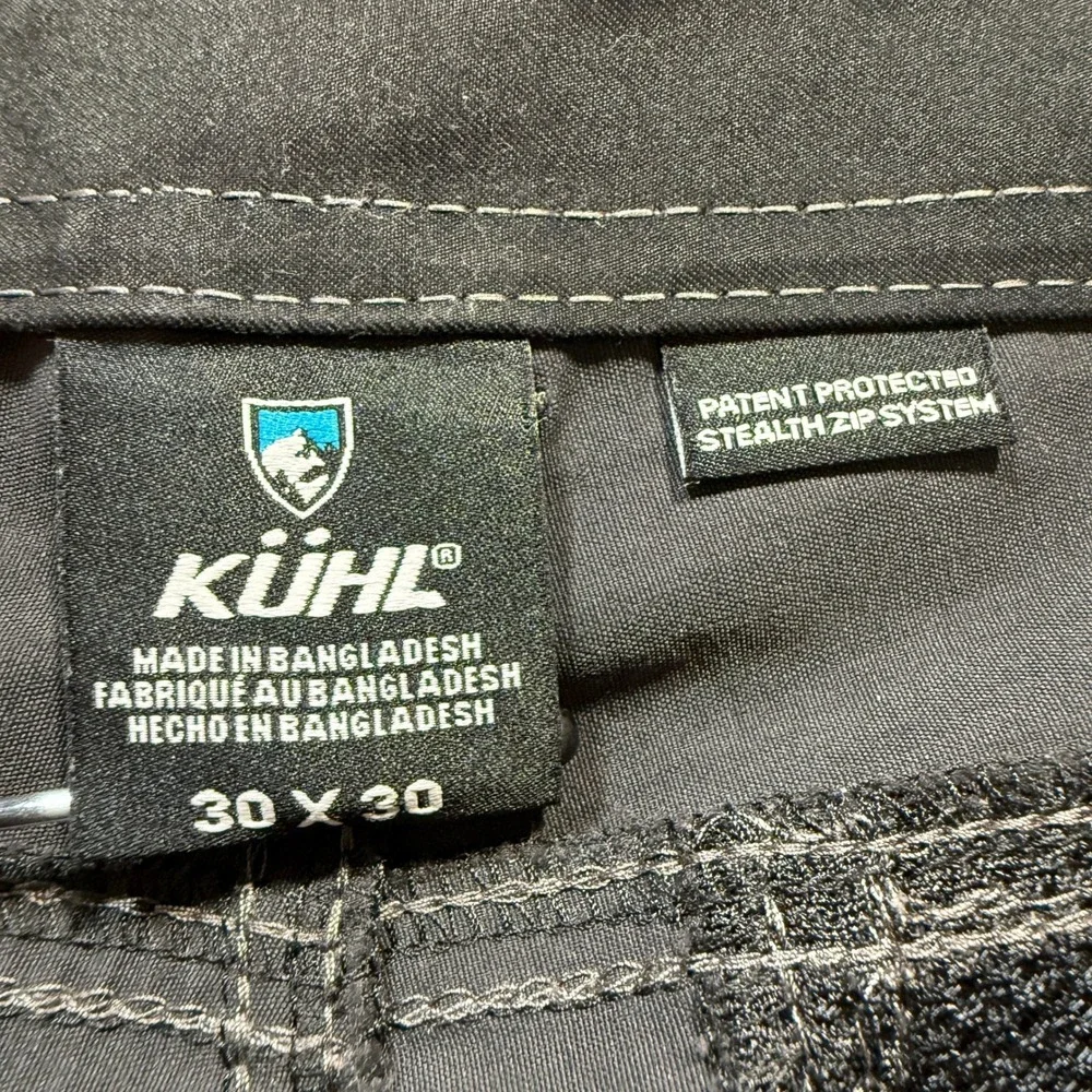 Kuhl Renegade Convertible Stealth Pants Mens 30x30 Gray Hiking Cargo 5138